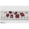 Image 1 : #75-NATURAL RED RUBY GEMSTONE 67.5CT
