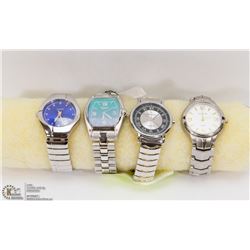 LOT OF 4 MENS DRESS WATCHES