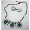 Image 1 : 18 -VINTAGE  TURQUOISE, CLEAR
