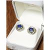 Image 2 : 2) STERLING SILVER LAPIS LAZULI EARRINGS