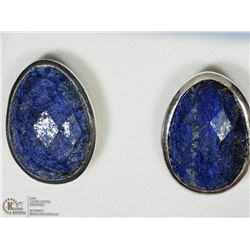 8) STERLING SILVER LAPIS LAZULI EARRINGS