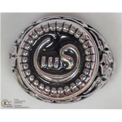 21) STERLING SILVER RING SIZE 7.75