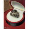Image 2 : 21) STERLING SILVER RING SIZE 7.75