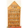 Image 1 : LARGE SPOON RACK OF COLLECTOR SPOONS.