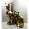 Image 1 : 10 - LOT OF 2 SOLID BRASS CAT ORNAMENTS