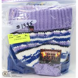 2 PACK OF CHILDS HEAT WAVE TOQUES
