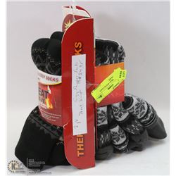 2 PACK OF HEAT WAVE COZY SLIPPER SOCKS