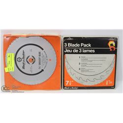 SET OF 4 VINTAGE BLACK & DECKER BLADES