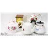 Image 1 : BOX OF TEAPOTS INCL. MONTROSE, QUEEN ANNE, VINTAGE