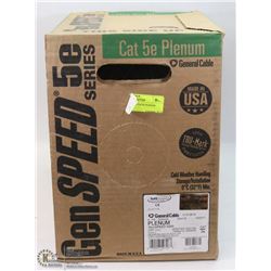 BOX OF 1000FT CAT5E PLENUM WHITE WIRE