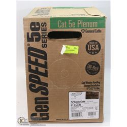 BOX OF 1000FT CAT5E PLENUM WHITE WIRE