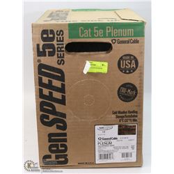 BOX OF 1000FT CAT5E PLENUM WHITE WIRE