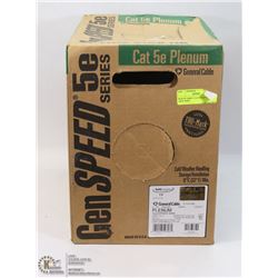 BOX OF 1000FT CAT5E PLENUM GREY WIRE