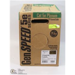 BOX OF 1000FT CAT5E PLENUM GREY WIRE