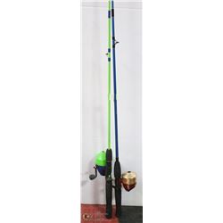 2 FISHING RODS WITH REELS