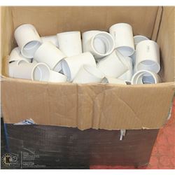 BOX OF 100 PVC 2" COUPLERS