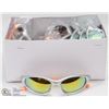 Image 1 : CASE OF DESIGNER SUNGLASSES, SILVER FRAMES &