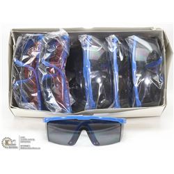 CASE OF 12 SMOKE BLUE FRAMED GLASSES