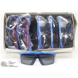 CASE OF 12 SMOKE BLUE FRAMED GLASSES