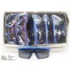 Image 1 : CASE OF 12 SMOKE BLUE FRAMED GLASSES