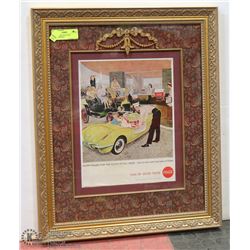 VINTAGE 1958 COCA-COLA ADVERTISEMENT.