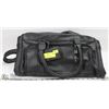 Image 1 : NEW LARGE BLACK VINYL TOTE/GYM BAG WITH LOCK
