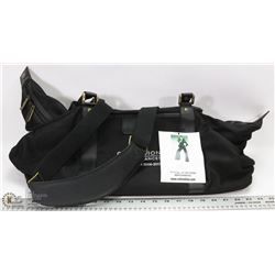 NEW BLACK CANVAS CELINE DION TOTE W/SHOULDER