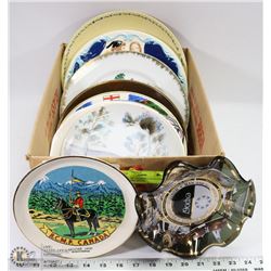 11) BOX OF ASSORTED COLLECTOR PLATES INCL ROYAL