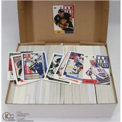 BOX OF UPPER DECK HOCKEY CARDS 1993-2012.