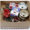 Image 1 : BOX OF ASSORTED HOLE SAWS (SOME NEW) & ASST