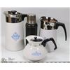 Image 1 : 7) LOT OF CORNINGWARE COFFEE/TEA POTS AND STANLEY