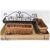 Image 1 : 3 PIECE WROUGHT IRON BASKET SET