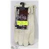 Image 1 : 2 PAIRS OF BOB BALE LEATHER GLOVES SIZE LARGE
