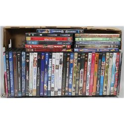 FLAT OF APPROX 43 DVD'S