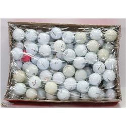 FLAT OF ASSORTED GOLF BALLS