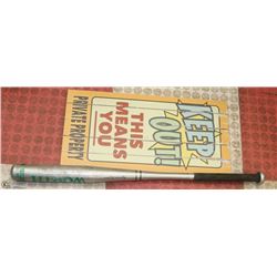 KEEP OUT SIGN WITH "TENNESSEE THUMPER"