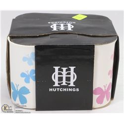 NEW 4PCS HUTCHINGS JADE PORCELAIN MUGS