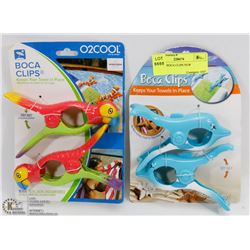 SET OF 2 BOCA CLIPS NEW