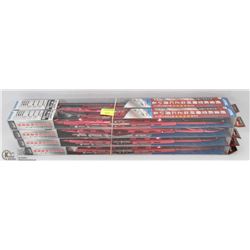 LOT OF EIGHT 22" WIPER BLADES