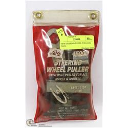 NEW STEERING WHEEL PULLER IN PACK.