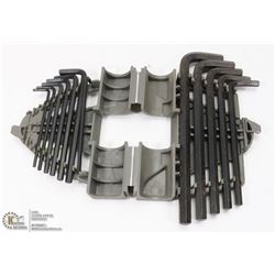HUSKY METRIC HEX KEY SET, MISSING 2 SMALL KEYS