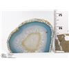 Image 1 : BLUE & YELLOW GEODE.