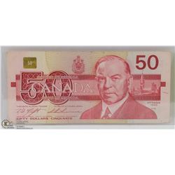 1988 CANADA $50 BANK NOTE