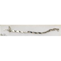 LARGE LINK LADIES BRACELET, STAMPED 925