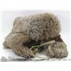 Image 1 : FAUX FUR HAT WITH EAR FLAPS.