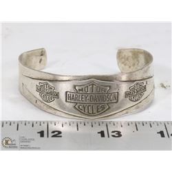 STERLING SILVER HARLEY DAVIDSON BRACELET.