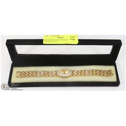 ELIZABETH TAYLOR QUARTZ WRISTWATCH.