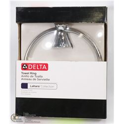 DELTA CHROME FINISH TOWEL RING