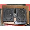 Image 1 : PAIR OF CLARION 6"X9" BOXED SPEAKERS, CARION AMP &