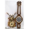 Image 1 : 2 BAROMETERS INCL BIG BUCK WALL MOUNT